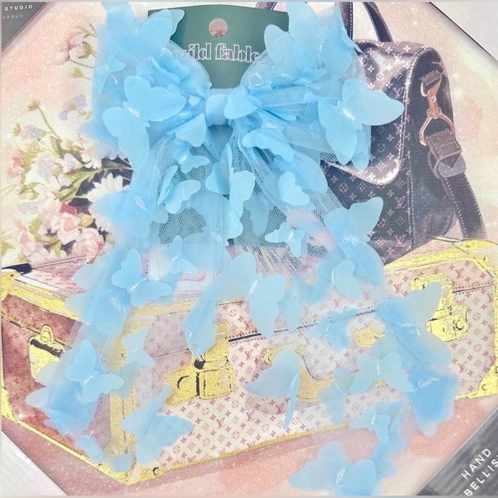Wild Fable NWT Blue Butterfly Bow